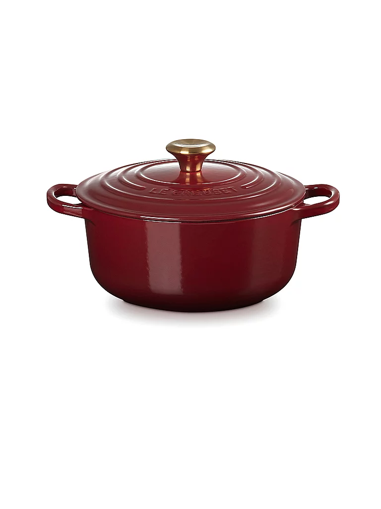 Le Creuset BräTer Rund Signature 20Cm/2,4L Garnet Dunkelrot-image